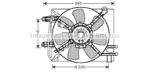 AVA QUALITY COOLING Tuuletin, moottorin jäähdytys DW7505